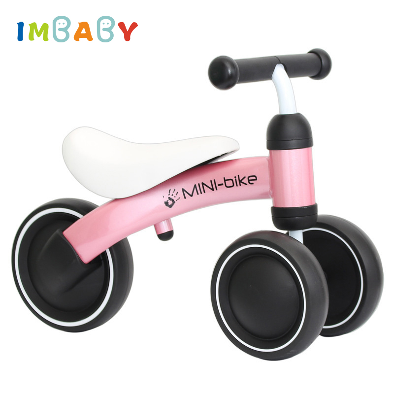 IMBABY Toddler Balance Bikes Children&s Running Track for Kid Tricycle Infant Developing Balance Walker No Foot Pedal Riding Toy